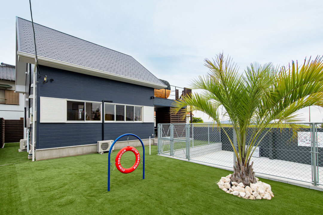 人工芝のドッグラン