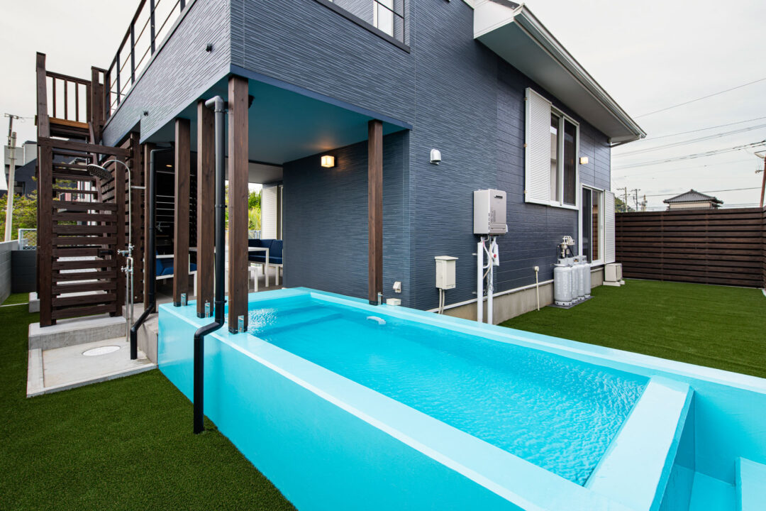 ワンちゃんと入れるプール